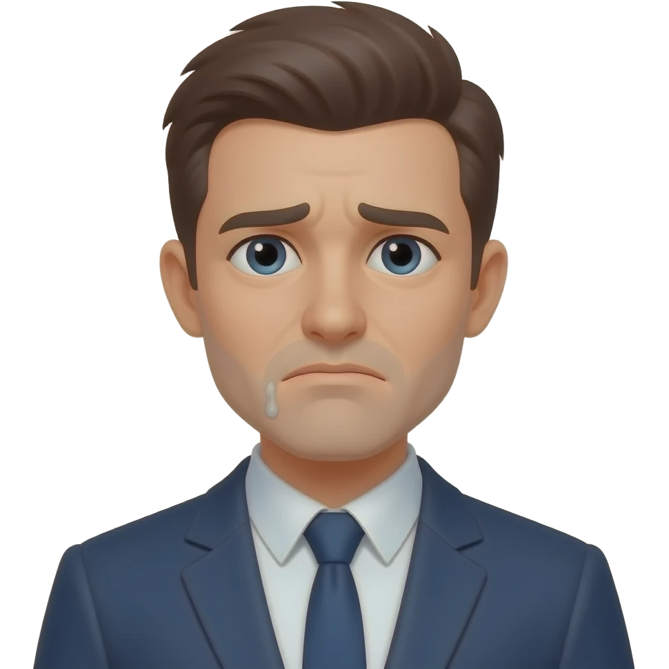 empresario triste emoji