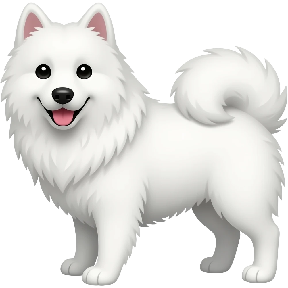 dirty samoyed emoji
