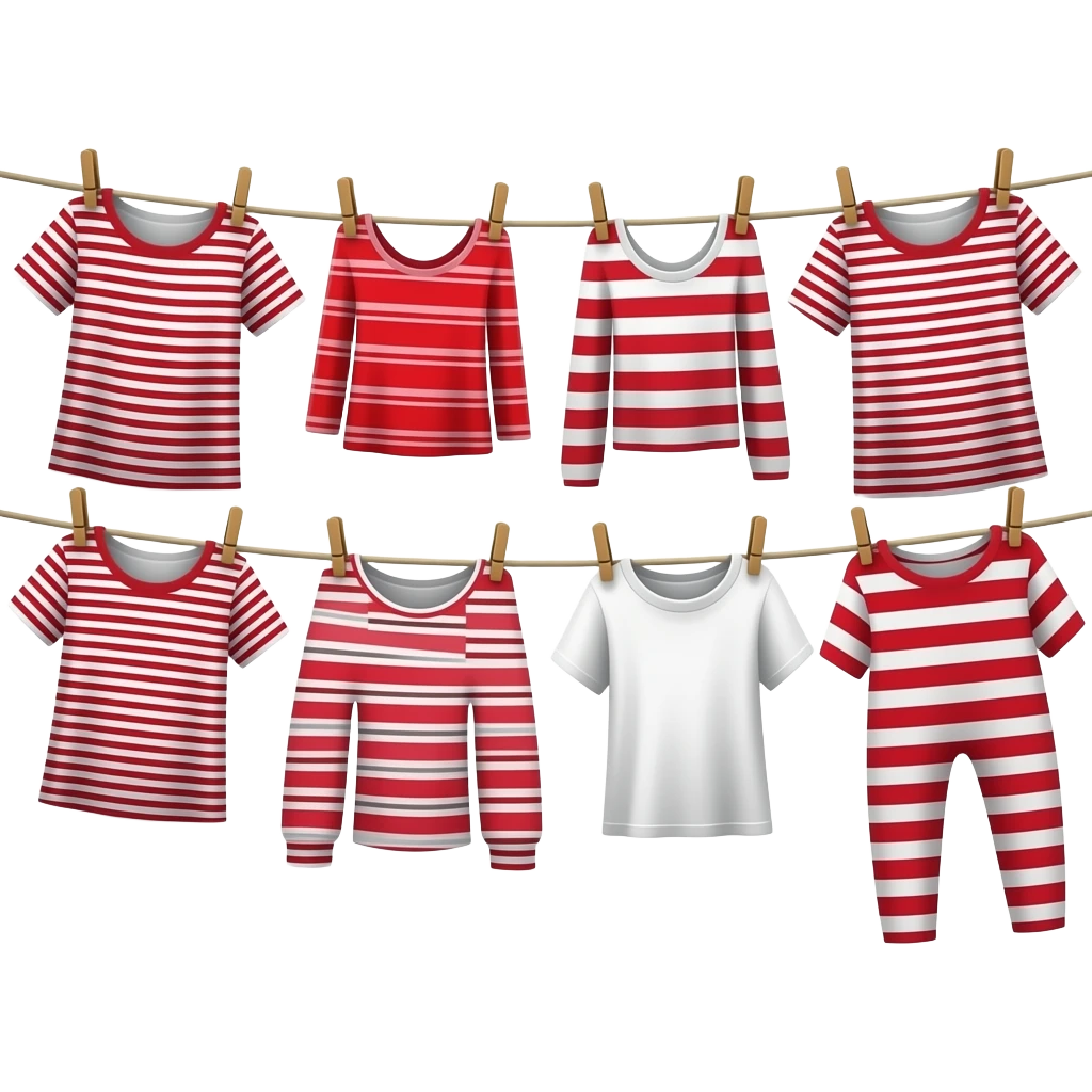 australian washing line with clothes hanging emoji