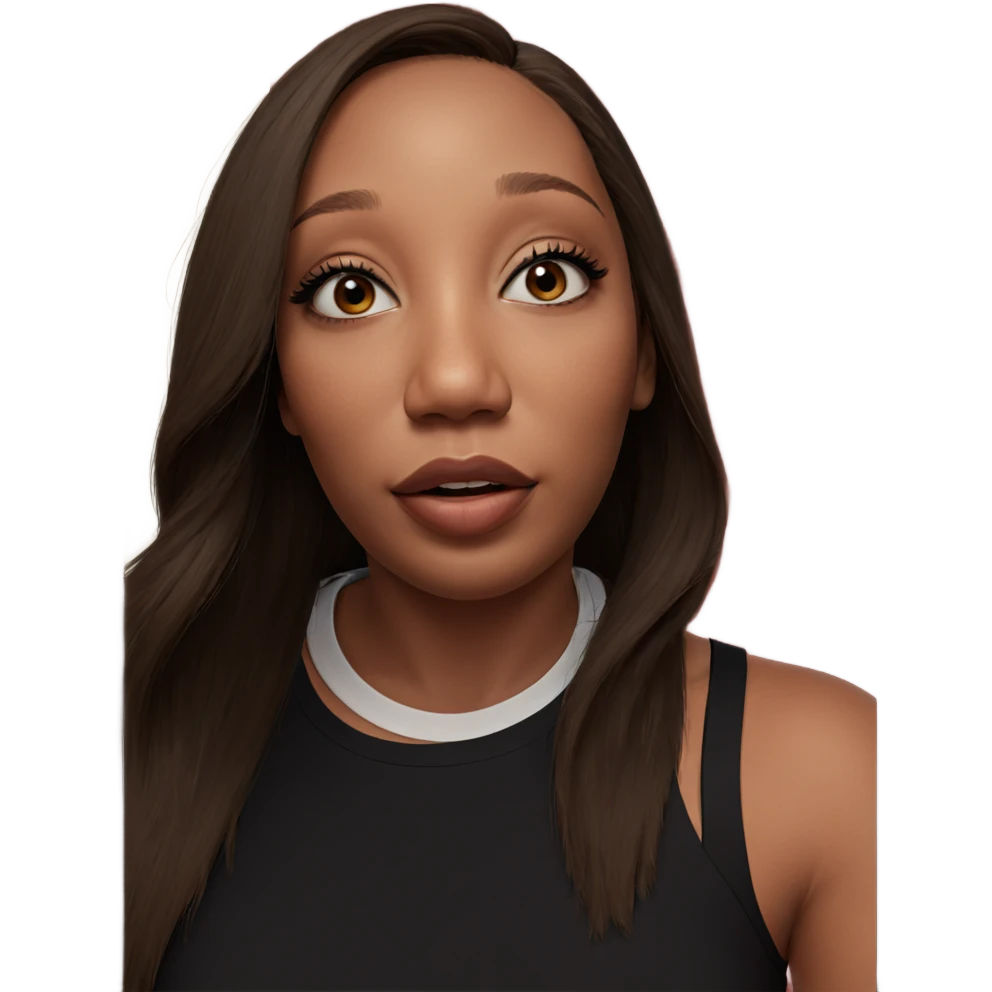 realistic portrait of a girl emoji