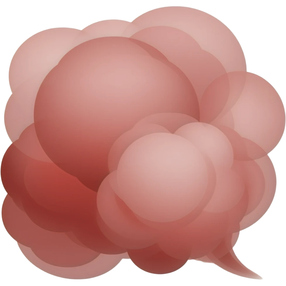 Red smoke emoji