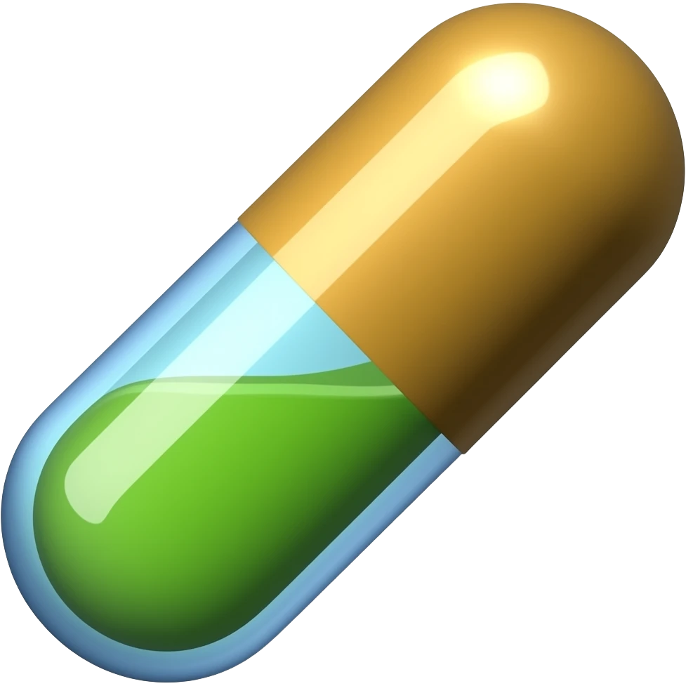 stylized energy capsule emoji