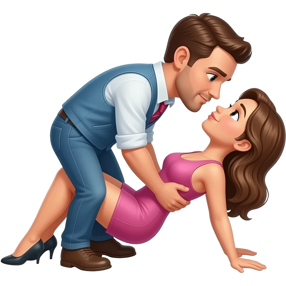 Man humping women emoji
