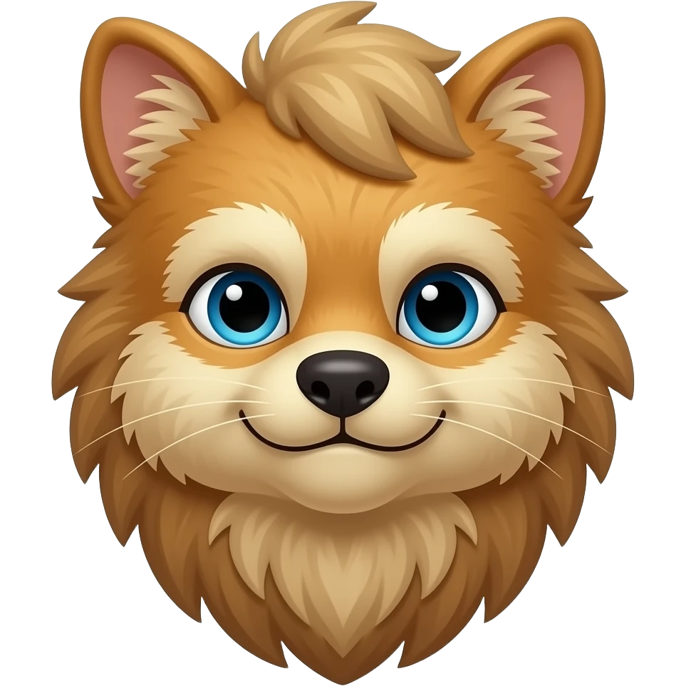 Anthropomorphic sergal emoji