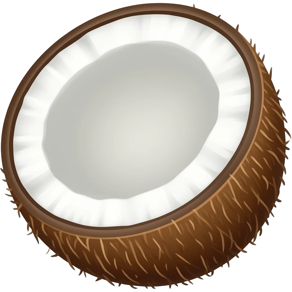 Coconut emoji