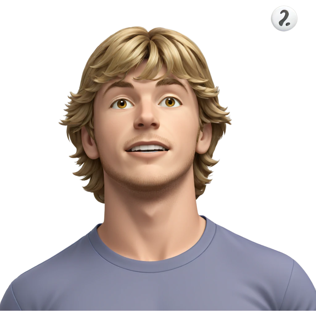 blonde and brown haired boy emoji