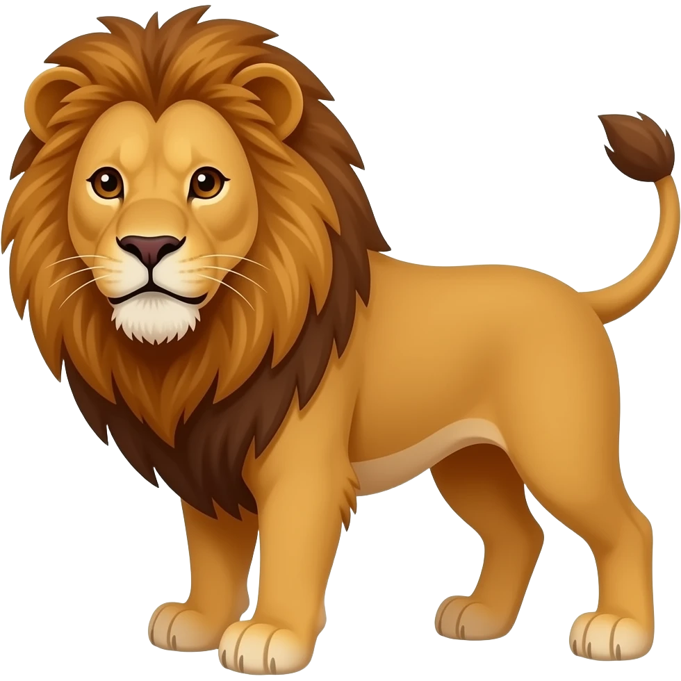 lion dog emoji
