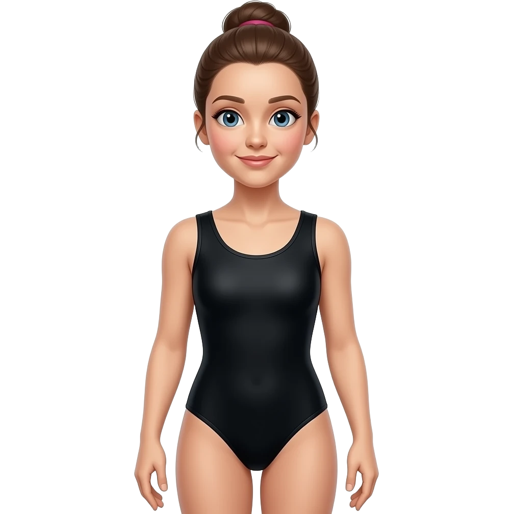 Femme body noir  justaucorps gymnastique 42/44taille emoji
