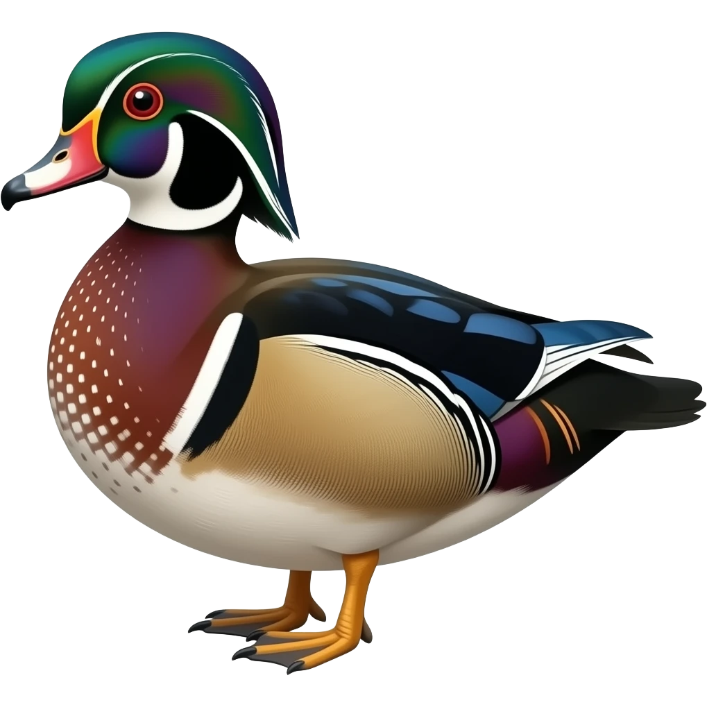 Wood duck emoji