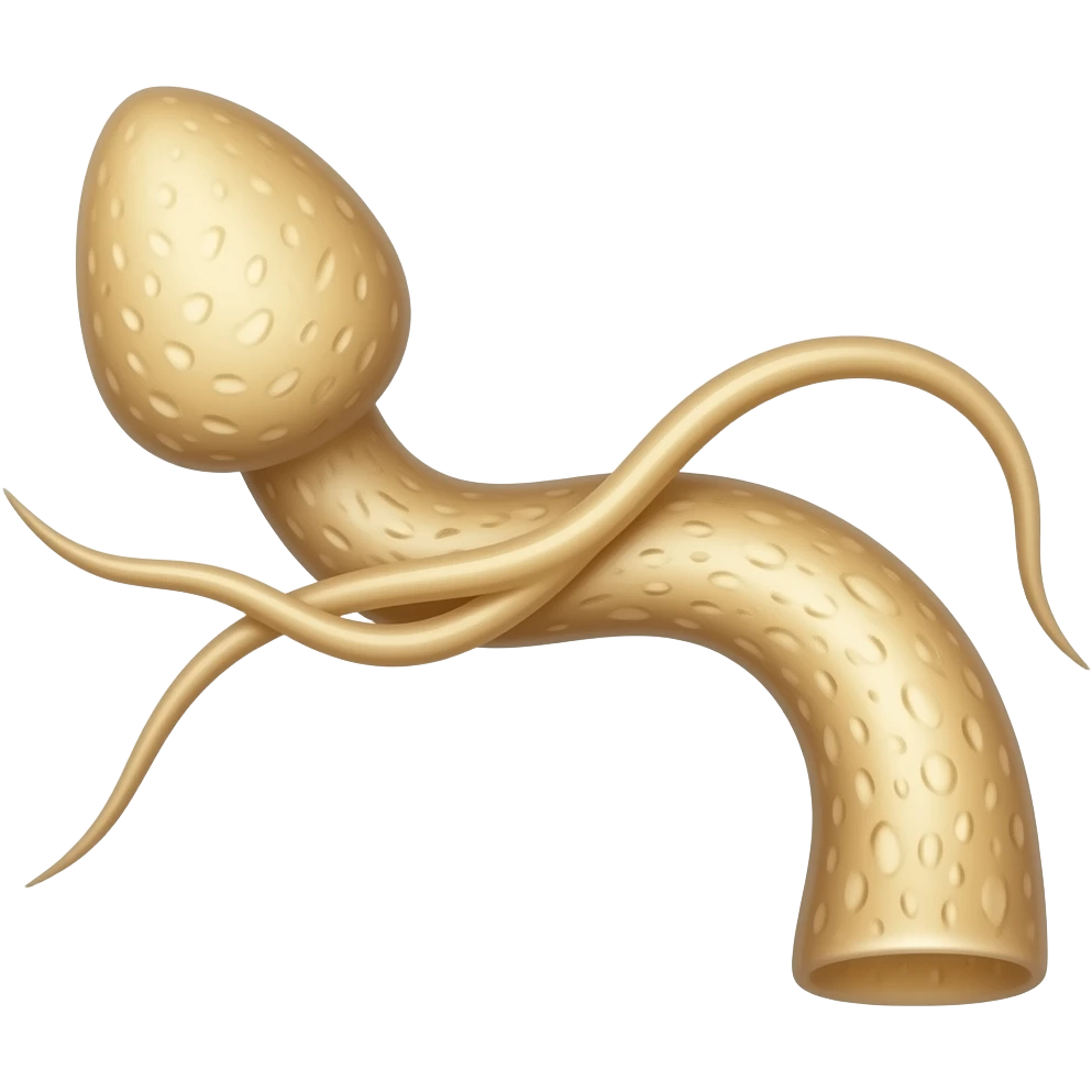 Espermatozoide con hambre emoji