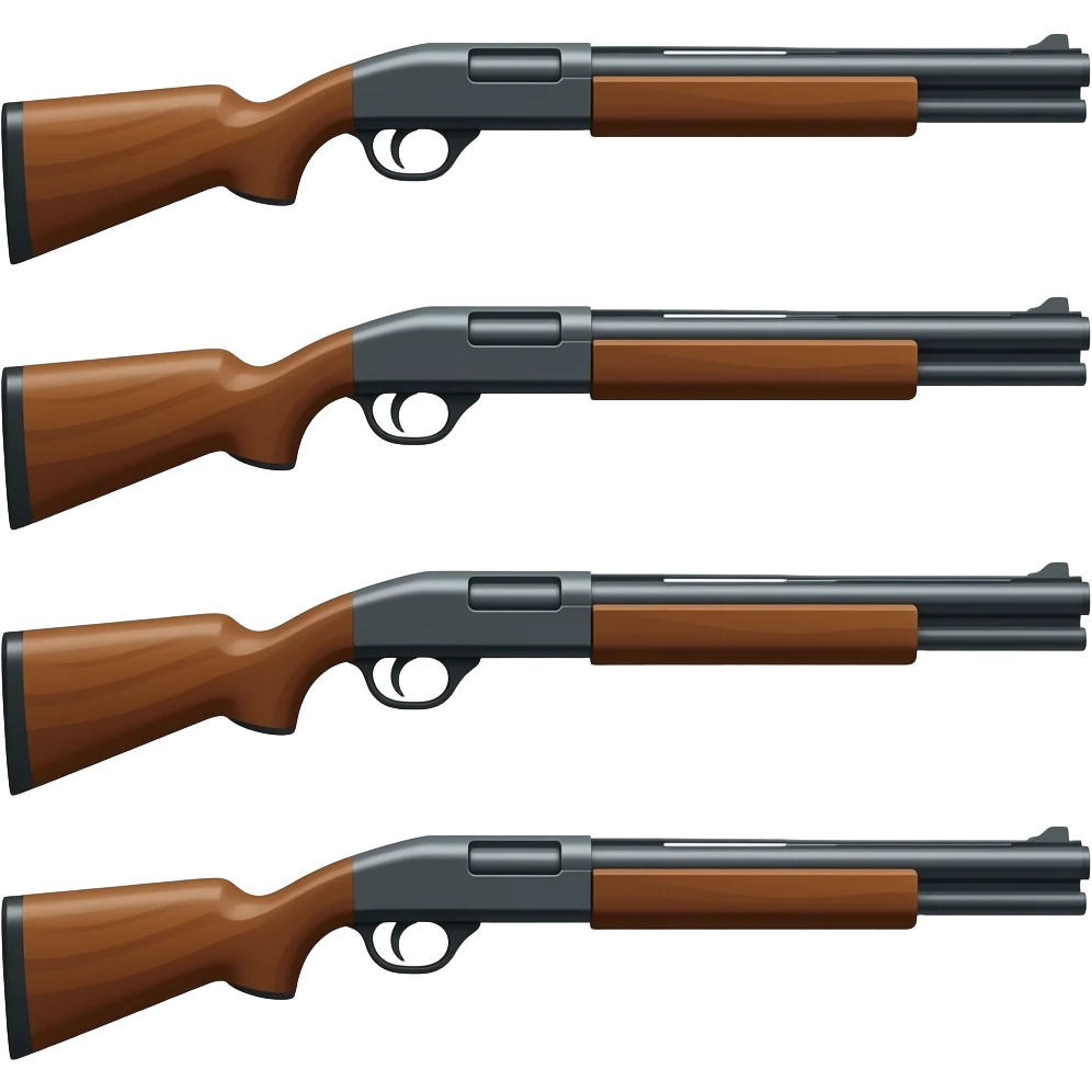 4 round shotgun emoji