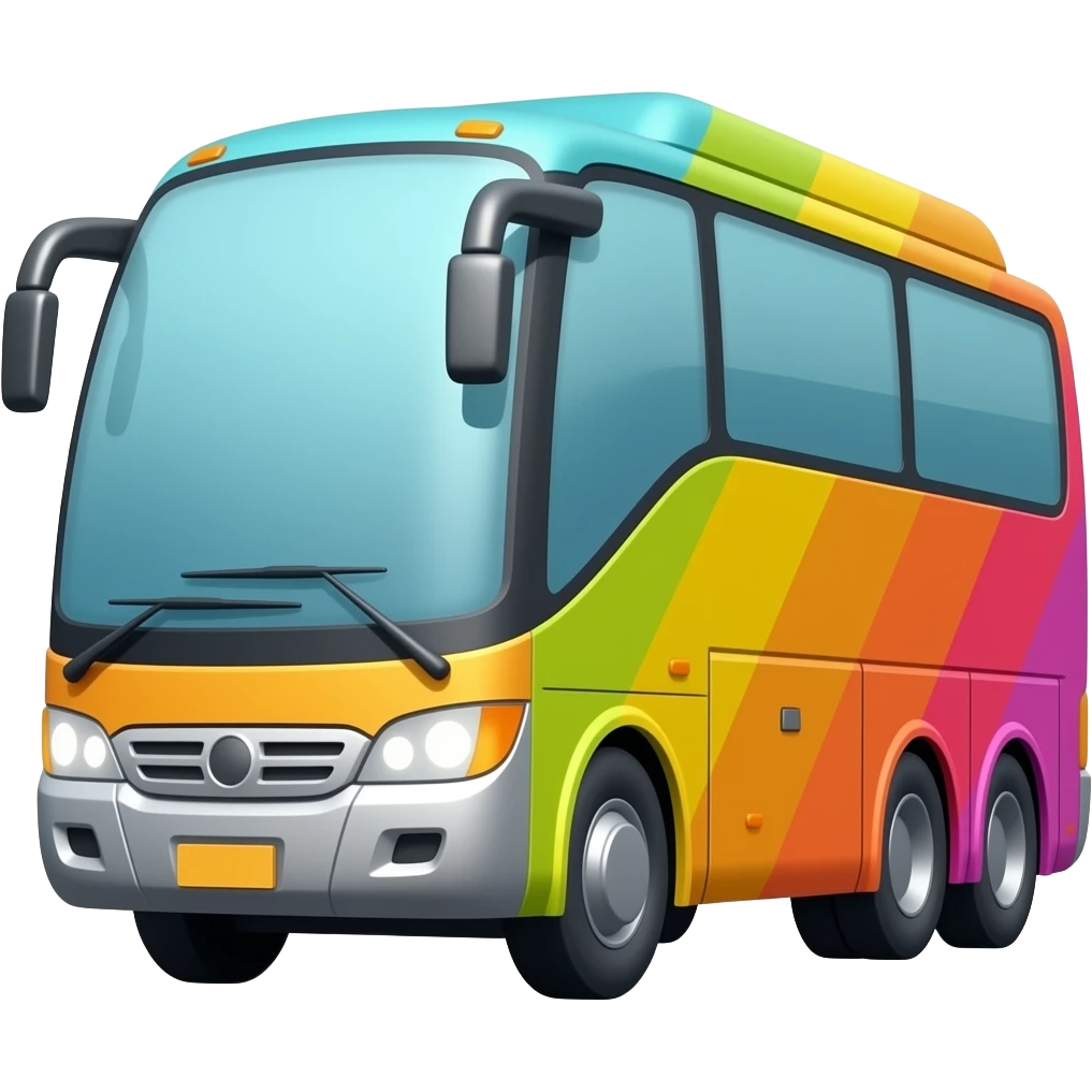tour bus emoji