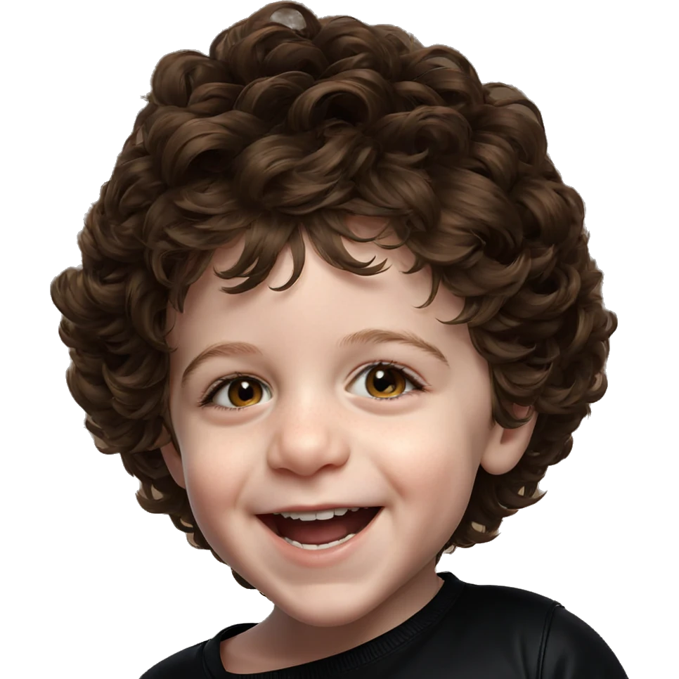 smiling girl portrait close up emoji