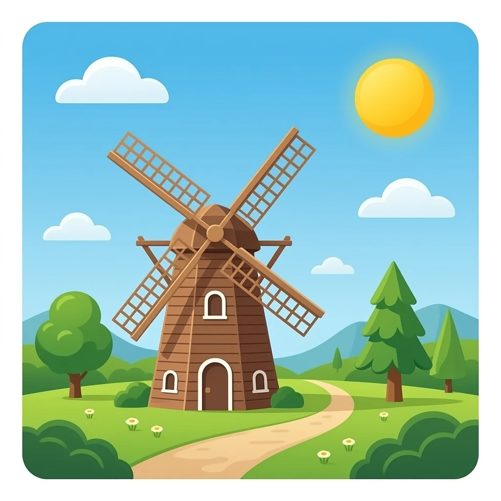 mulino a vento emoji