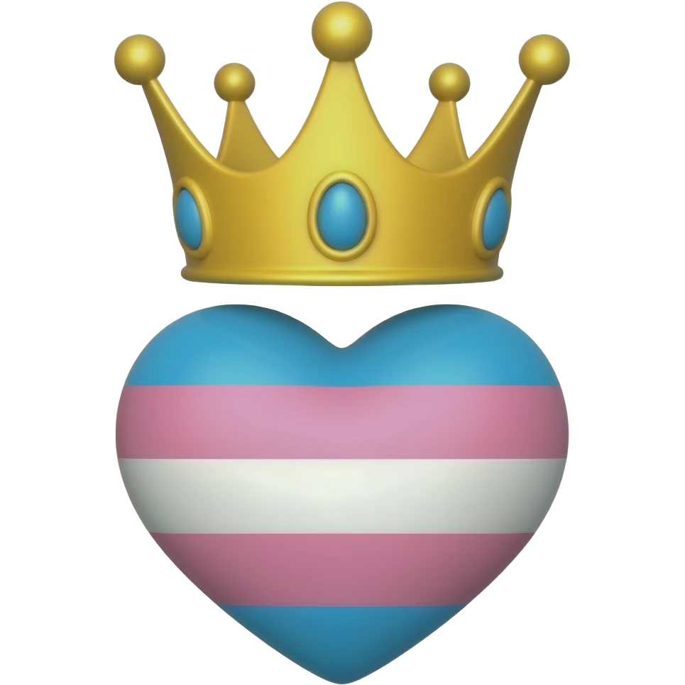 👑💙⚧️ emoji