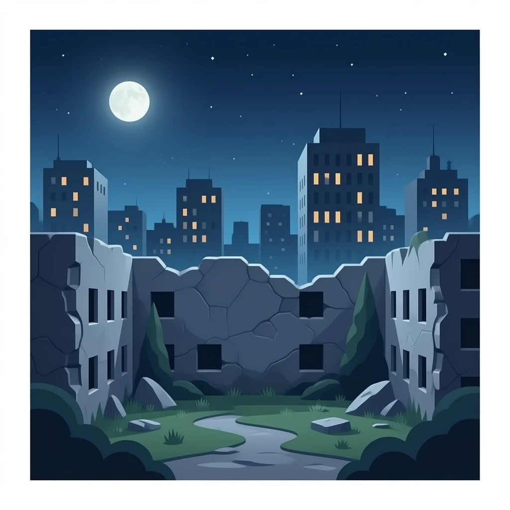 Derelict walls emoji