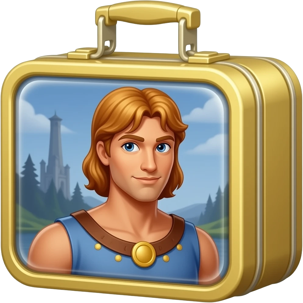 lonchera de la diosa afrodita de la película original animada de hercules emoji