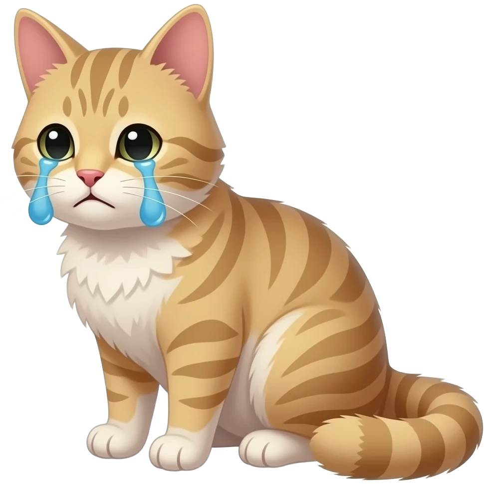 Cat cry emoji