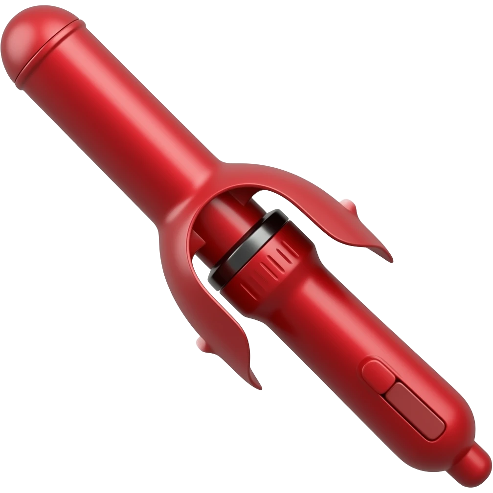 红色卷发棒 emoji