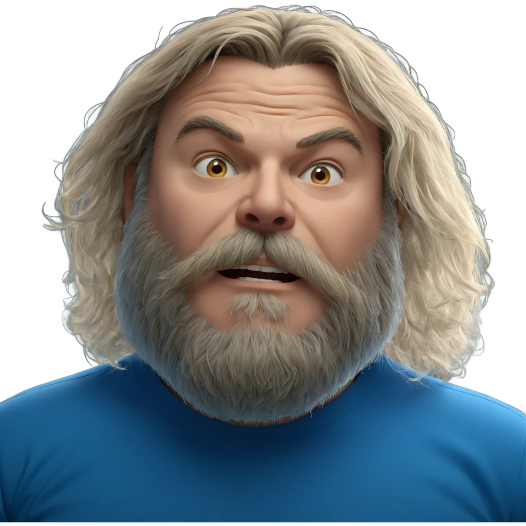 focused gaze in blue shirt emoji