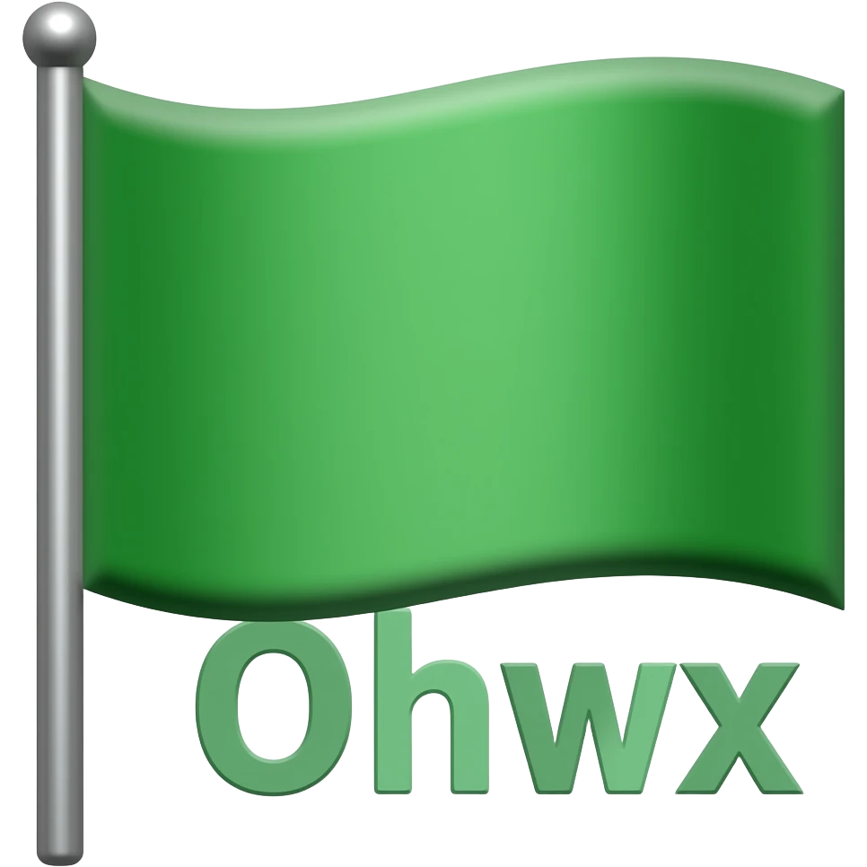 Green flag like 🚩 emoji