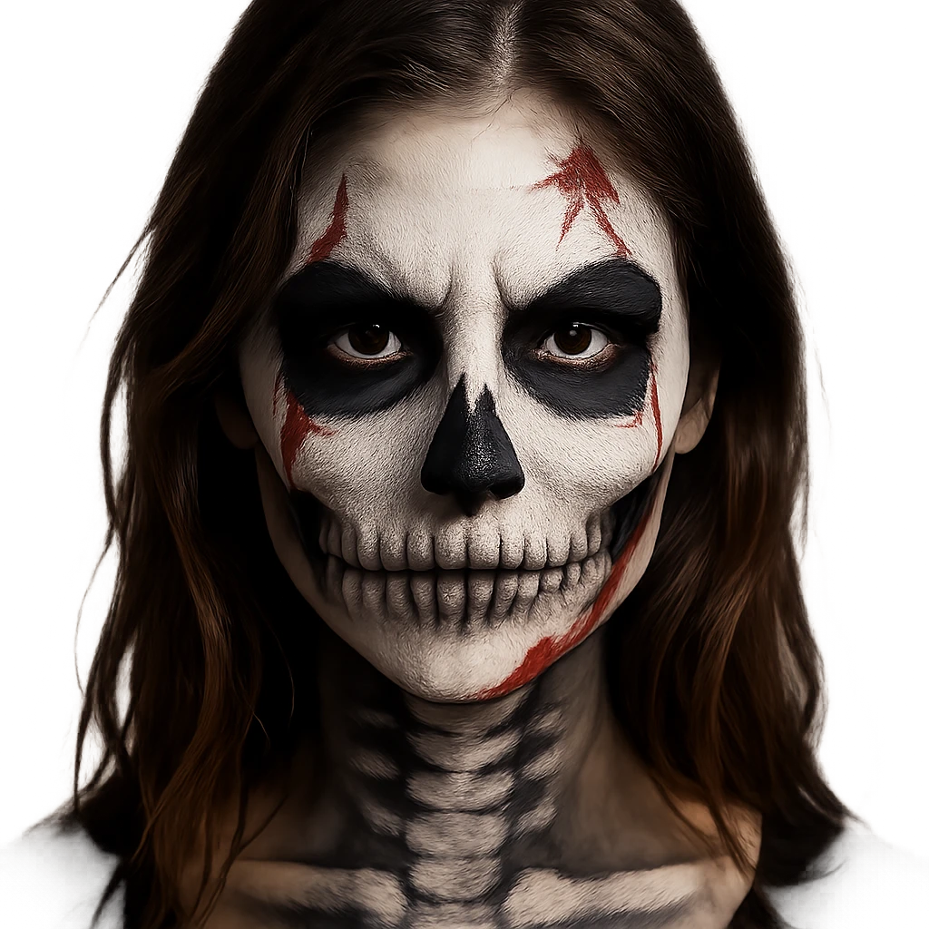 Halloween makeup, remove background emoji