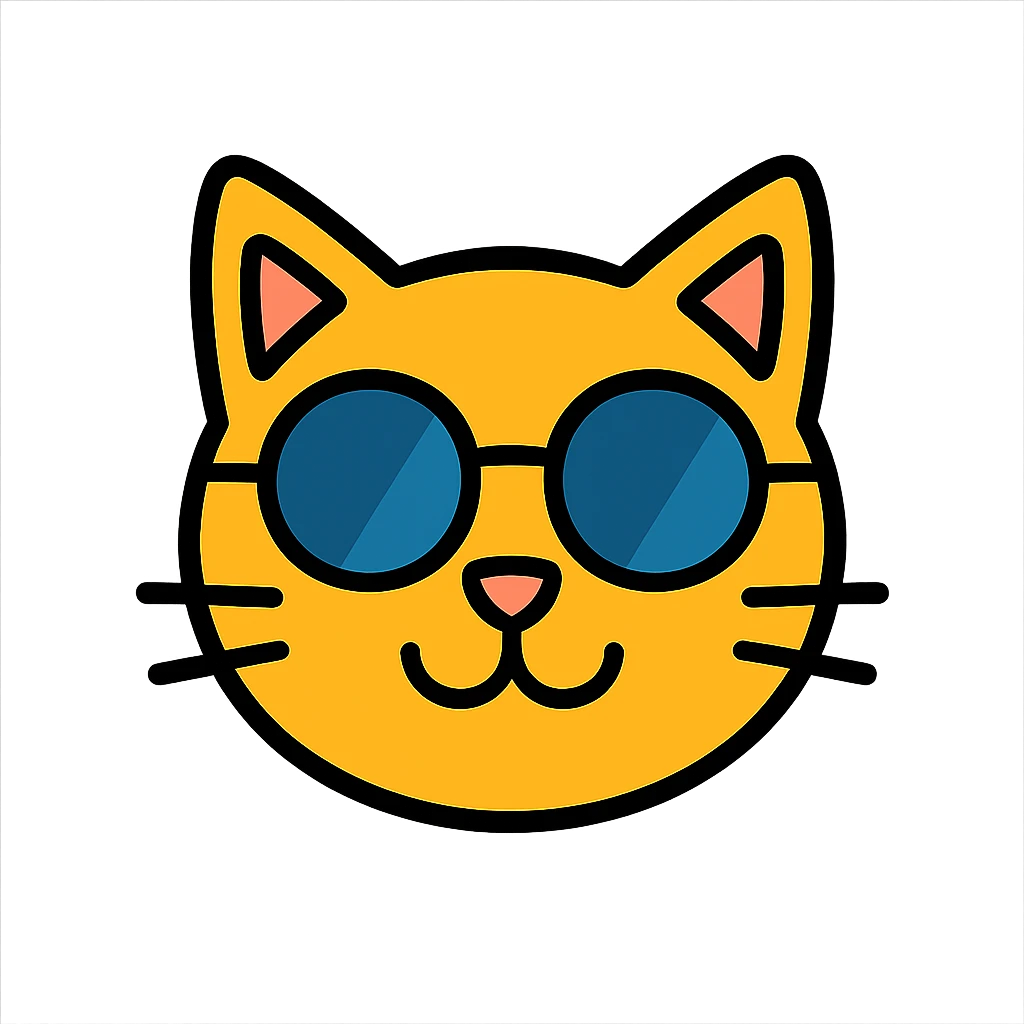 cat wearing sunglasses emoji