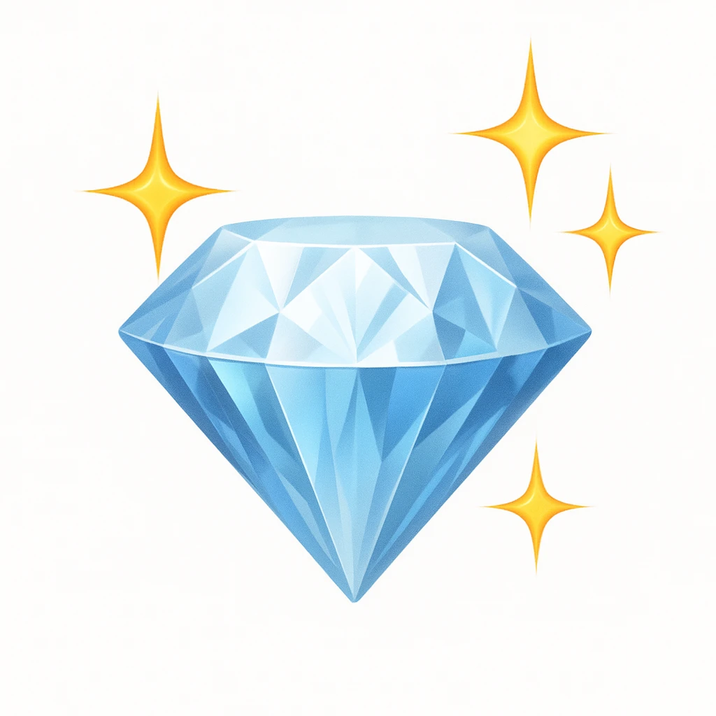 sparkling diamond emoji emoji