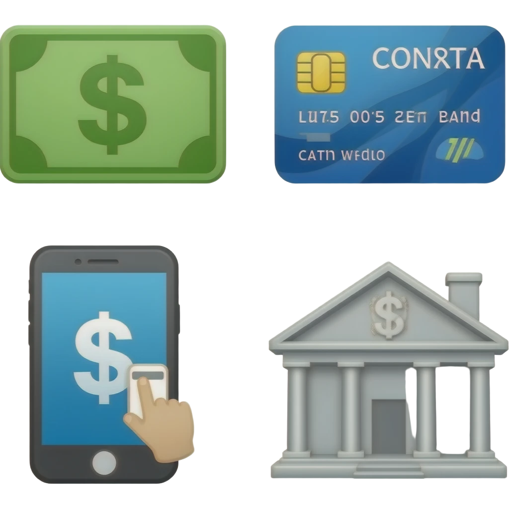 UN ICONO DE TIPOS DE PAGO BANCARIO emoji