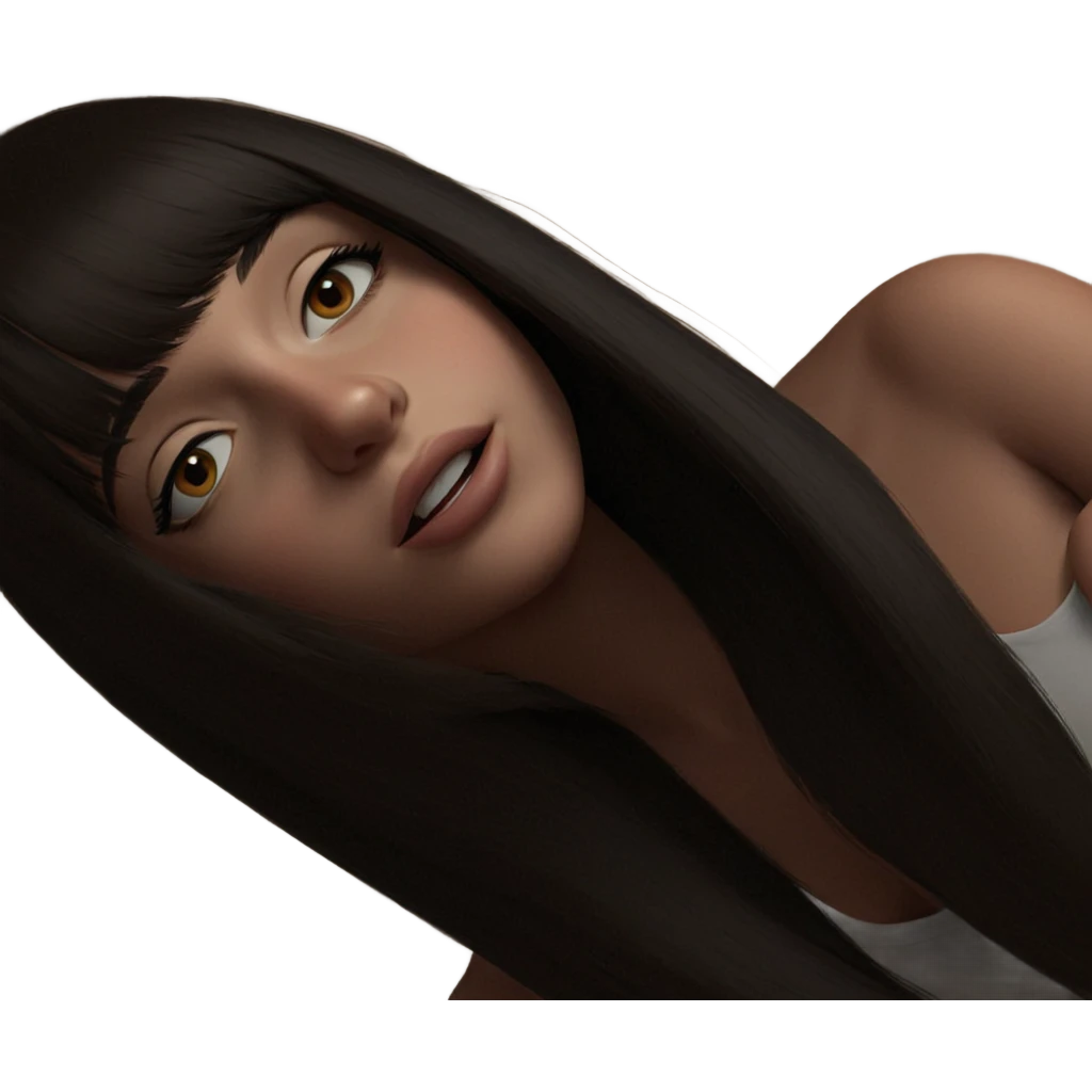 realistic portrait of girl emoji