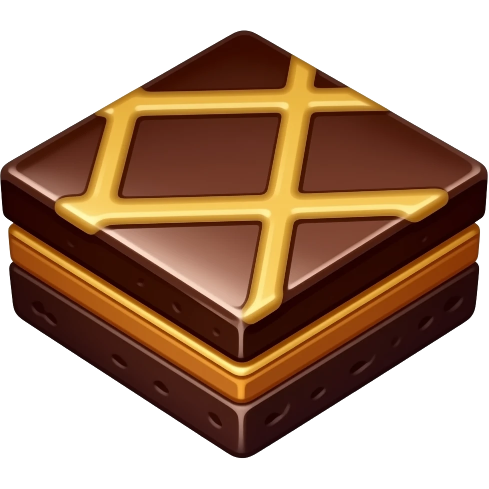 Chocolate Brownie emoji