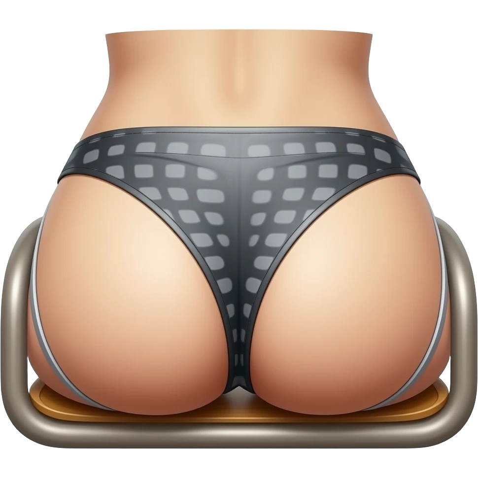 Pośladki na fotelu emoji