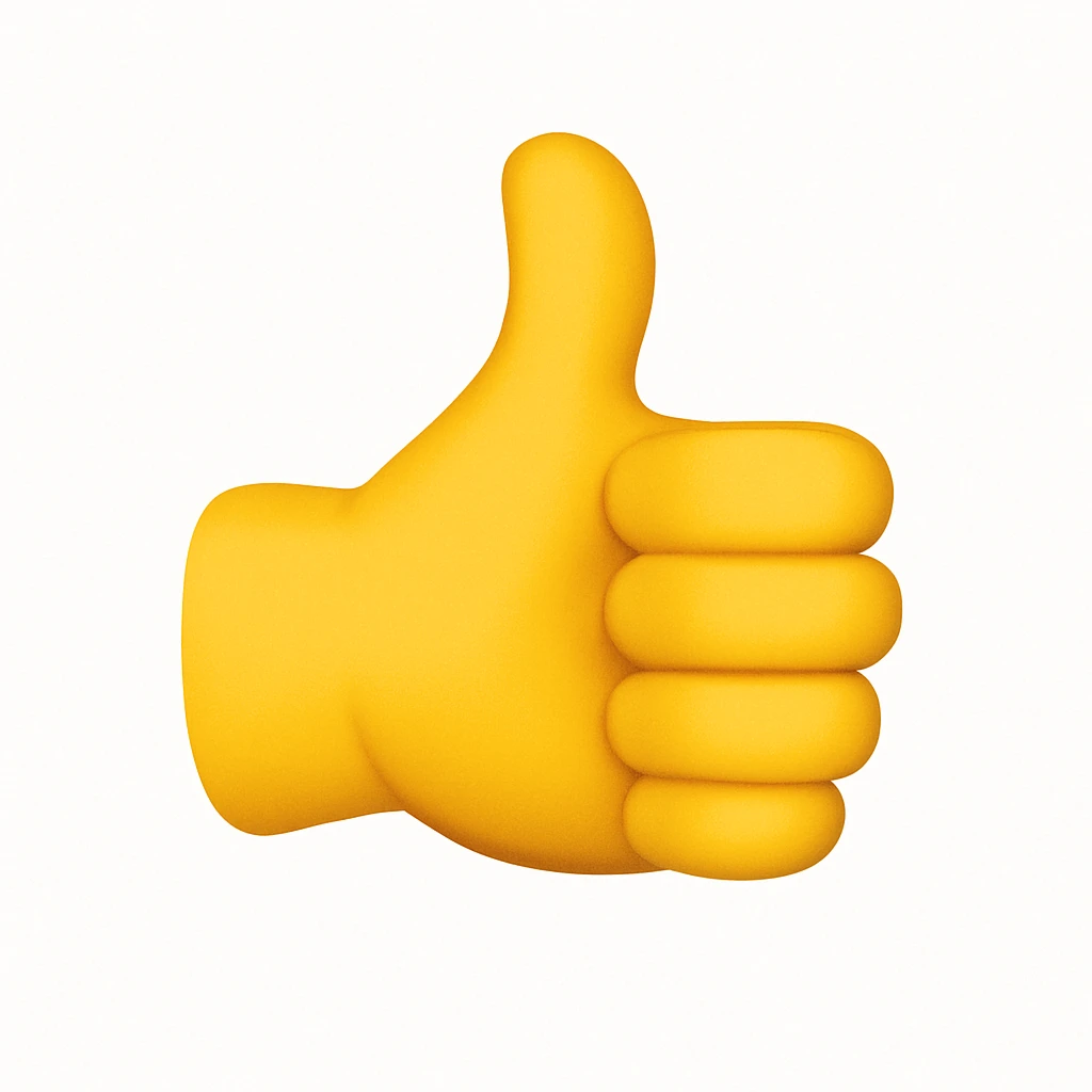 thumbs up emoji emoji