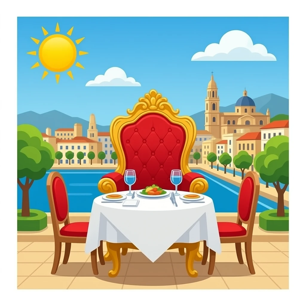 trono cena malaga emoji