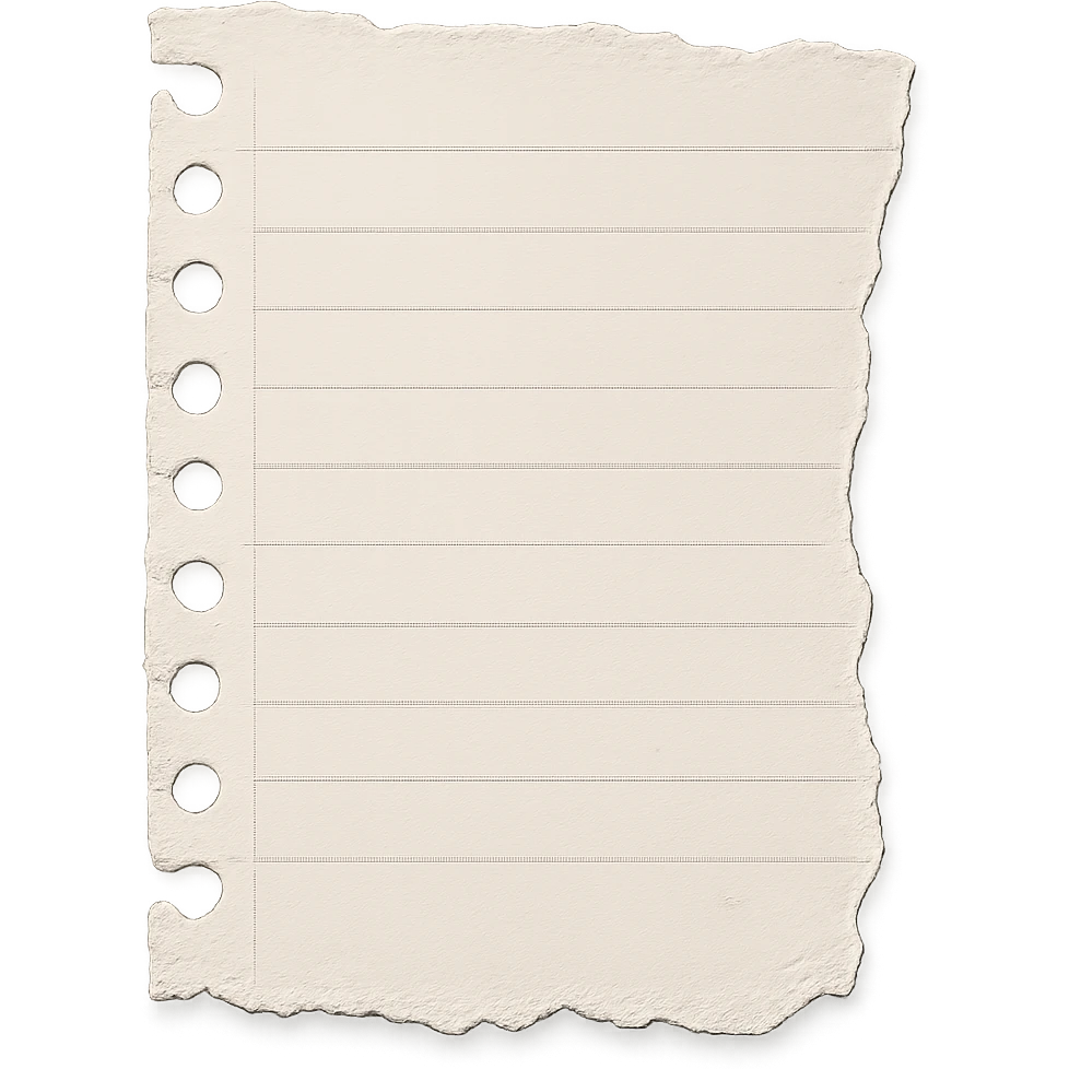 torn notebook emoji