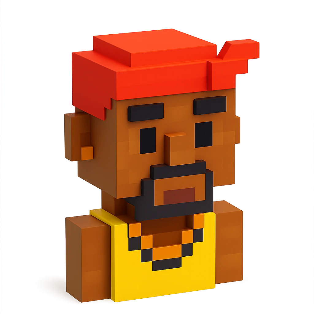репер 2Pac, no background  emoji