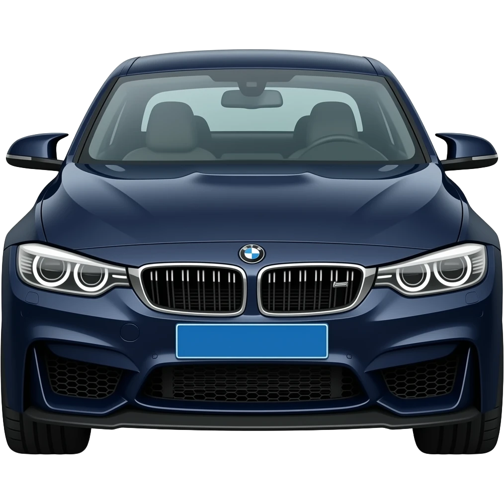Bmw black car emoji emoji