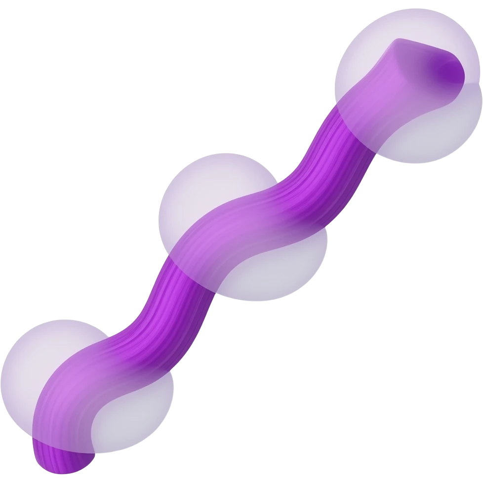 Make a Wiggly Purple kinda long stick on the wall emoji