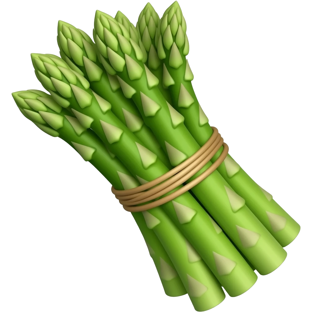 bundle of asparagus emoji