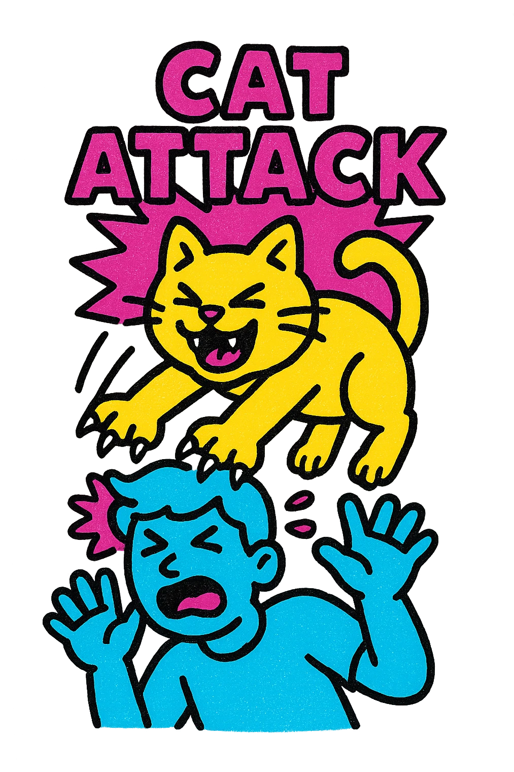 cat attack emoji
