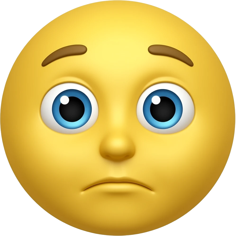 Crea un emoj AMARILLO PENSATIVO emoji