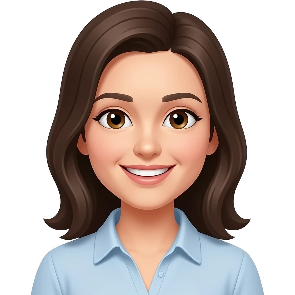 женщина 25 лет улыбается emoji