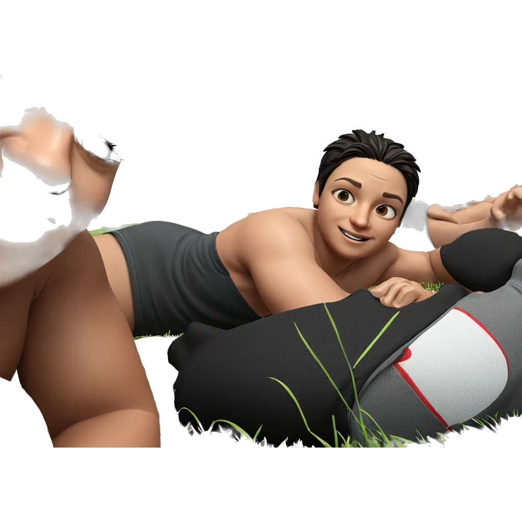 lazy day in the grass emoji