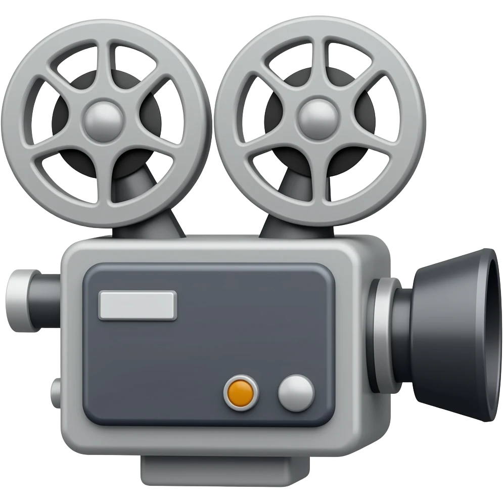 Cartoon-Graphic Film Projector emoji
