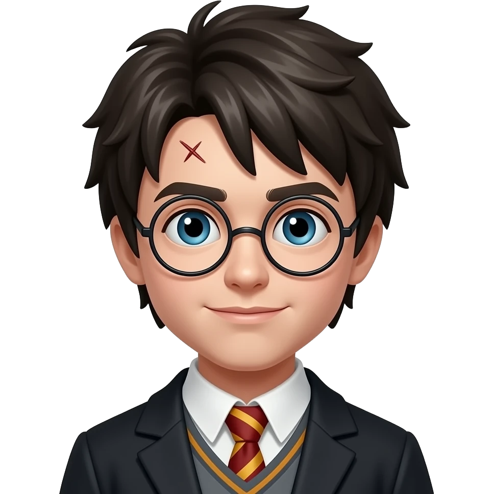 harry potter head emoji