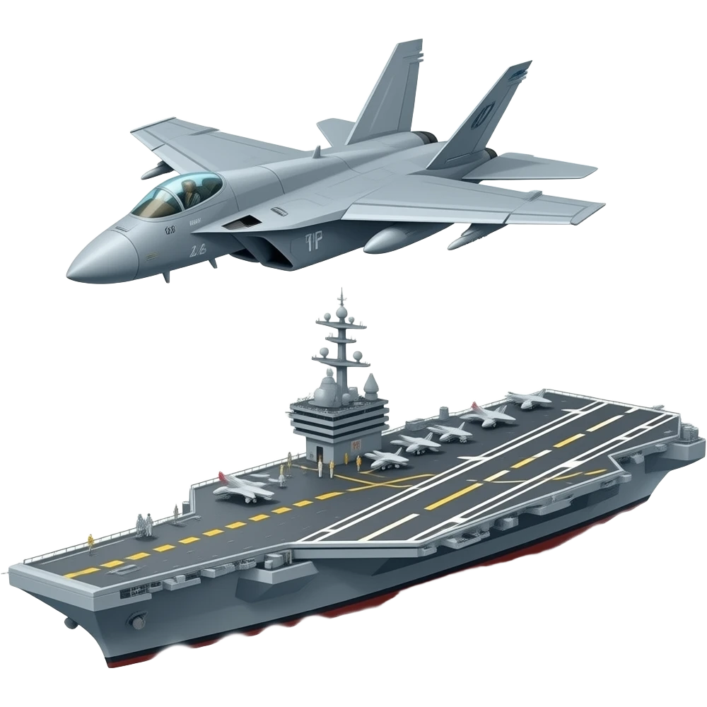 舰载机飞过航母上空 emoji