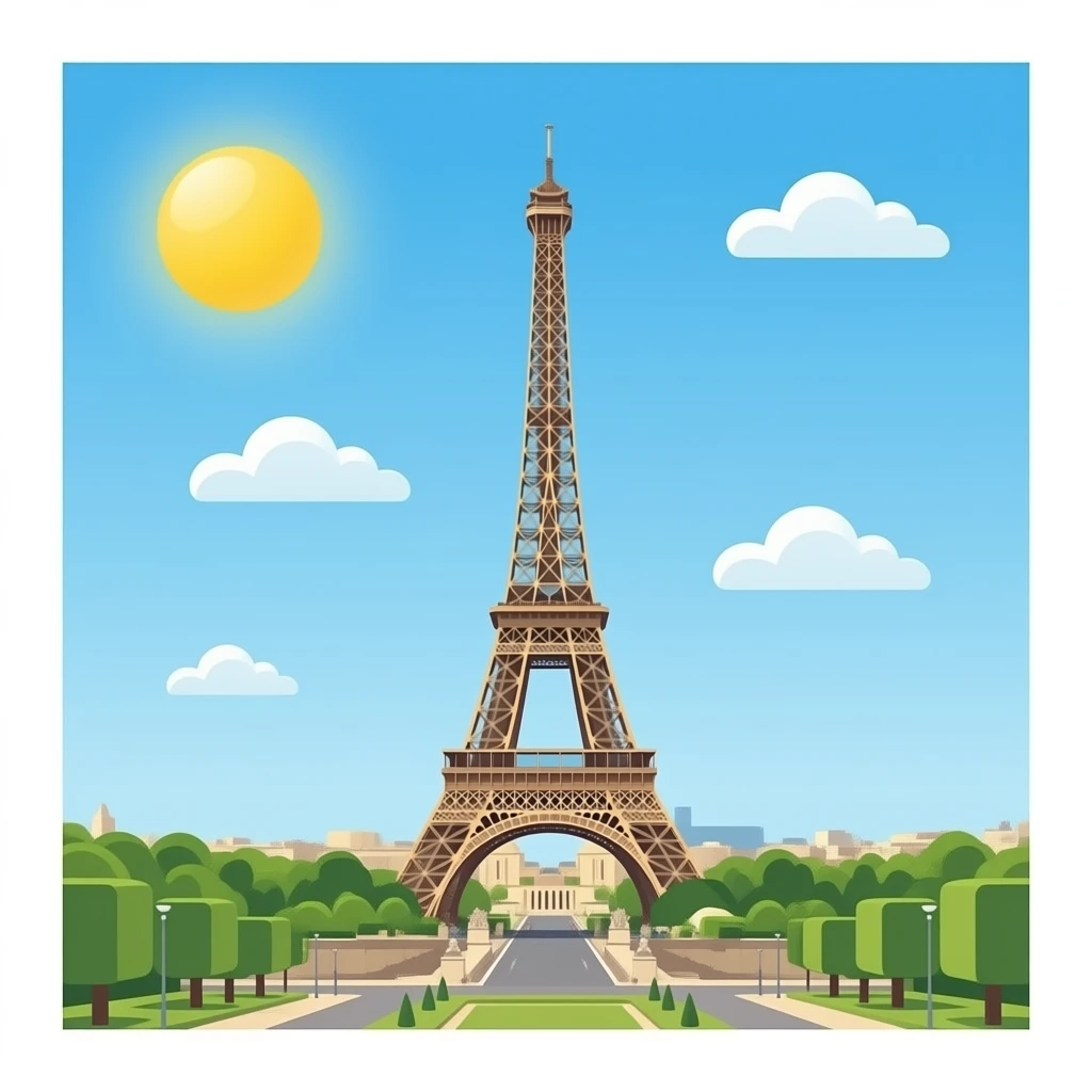 eiffel tower emoji emoji