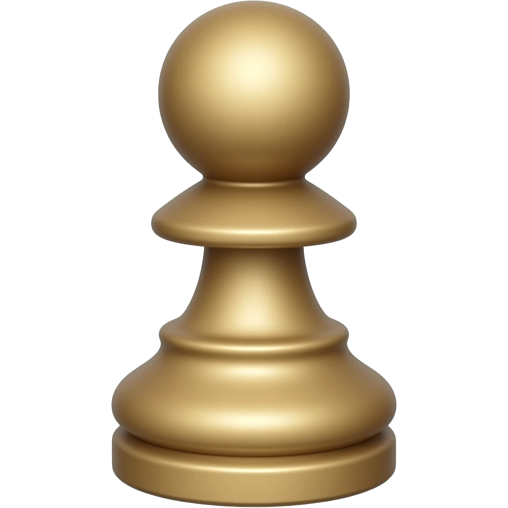 Create the chess pawn emoji emoji