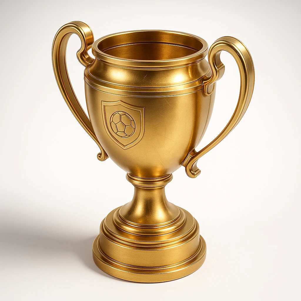team celebrating with trophy emoji