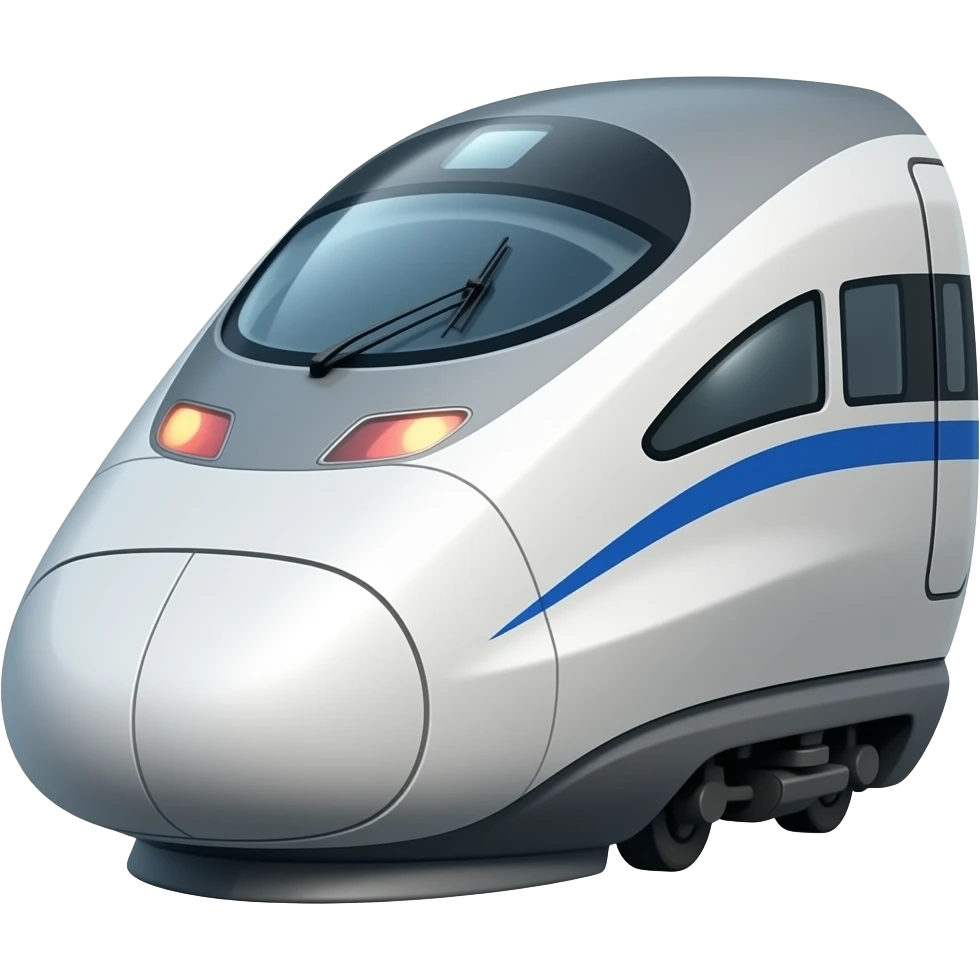 Emoji tgv bullet train emoji